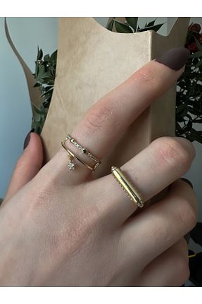 انگشتر استیل (فولاد) طلائی زنانه روکش طلا XUPING JEWELRY - کد 900859484