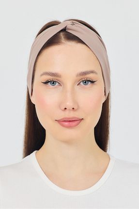 باندانا قهوه ای پنبه ای Butikgiz - کد 924977885