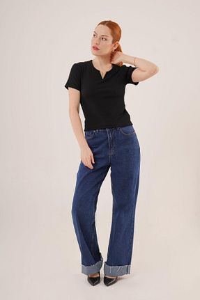 بلوز مشکی زنانه ساده modaserdem - کد 924318115