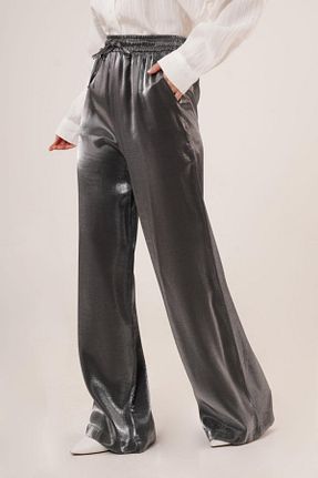شلوار طوسی زنانه بافتنی modaserdem - کد 921542476