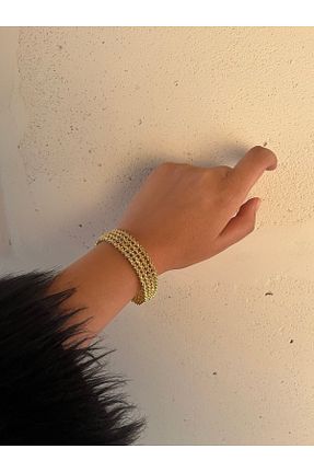 دستبند جواهر طلائی زنانه منجق XUPING JEWELRY - کد 925007080