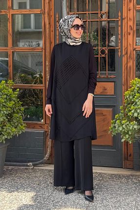 تونیک حجاب مشکی زنانه مخلوط پلی استر red show - کد 925022234