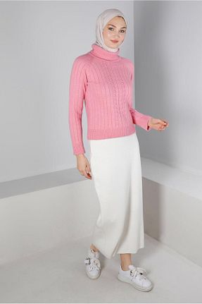 دامن حجاب سفید زنانه رگولار Alvina - کد 793825278