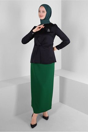 دامن حجاب سبز زنانه رگولار Alvina - کد 805318523