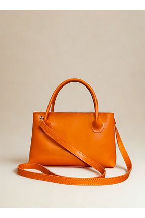 کیف دوشی نارنجی زنانه چرم مصنوعی fular & bags - کد 925052406