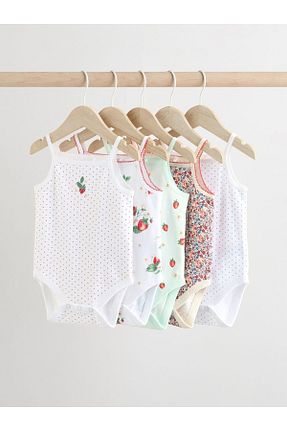 بادی و سرهمی نوزادی رنگی بچه گانه پنبه ای Next Baby - کد 925056587