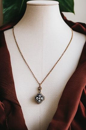 گردنبند جواهر سفید زنانه زیرکن FAYRA ACCESSORIES - کد 892258850