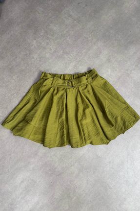 دامن سبز زنانه پلی استر Sue Store - کد 925067539