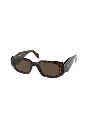 عینک آفتابی قهوه ای زنانه UV400 Prada - کد 262159875