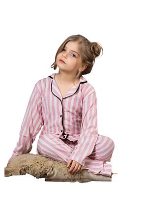 ست لباس راحتی صورتی بچه گانه پنبه ای Şekerkids - کد 925726767