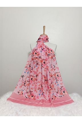 شال صورتی زنانه شیفون REMOMODA - کد 925079459
