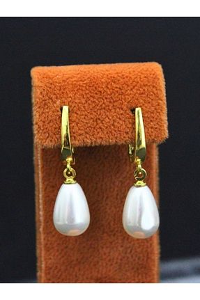 گوشواره مروارید طلائی bymissmücevherat - کد 829428672