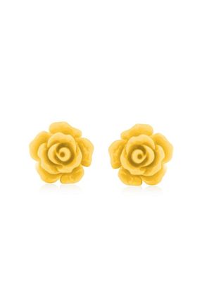 گوشواره نقره زرد زنانه 925 عیار bymissmücevherat - کد 925083514