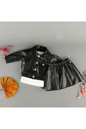 ست نوزادی مشکی بچه گانه پنبه ای bebegci - کد 925732009