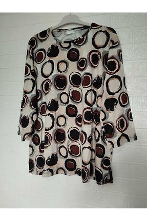 بلوز سایز بزرگ بژ زنانه مام فیت anne moda ankara - کد 925735394