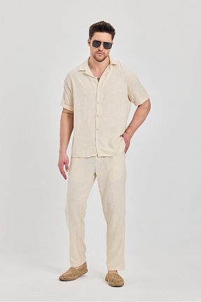 ست بالاتنه و پائین تنه بژ مردانه بافتنی gm giyimarket - کد 925125364