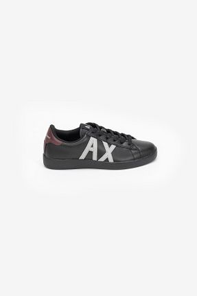 کفش اسنیکر مشکی مردانه بند دار Armani Exchange - کد 779206932