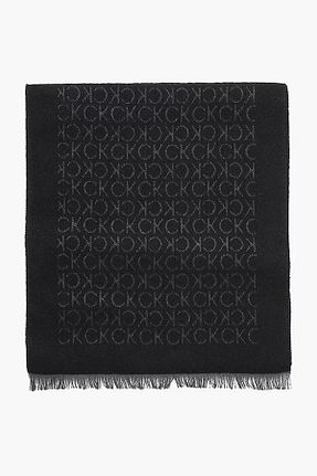 شال گردن مشکی مردانه پلی استر Calvin Klein - کد 411251522