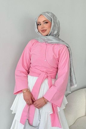 پیراهن صورتی زنانه رگولار MEKOFF - کد 925139733