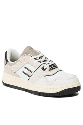 کفش اسنیکر بژ مردانه بند دار Tommy Hilfiger - کد 449666954