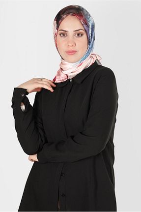 روسری صورتی پلی استر Alvina - کد 805921963