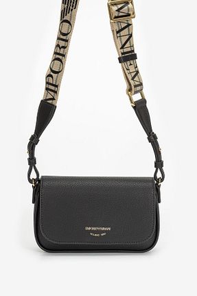 کیف دوشی مشکی زنانه پلی اورتان Emporio Armani - کد 314187465