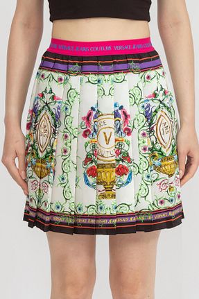دامن سفید زنانه پلی استر VERSACE JEANS COUTURE - کد 736035228