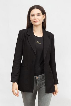 کت مشکی زنانه بدون جیب Armani Exchange - کد 736042128