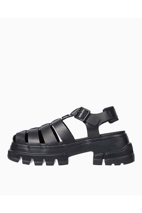 دمپائی مشکی زنانه چرم خالص Tommy Hilfiger - کد 904043659