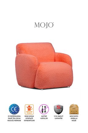 صندلی و مبل اتاق کودک قرمز چوب MOJO - کد 809411185