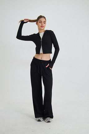 ست بالاتنه و پائین تنه مشکی زنانه بافت The Champ Clothing - کد 925238453