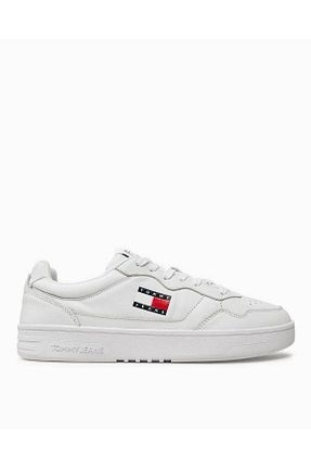 کفش اسنیکر سفید مردانه چرم اصل Tommy Hilfiger - کد 867239221