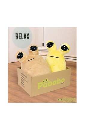 اسباب بازی مخملی بژ زنانه 25 cm Pababo - کد 845343111