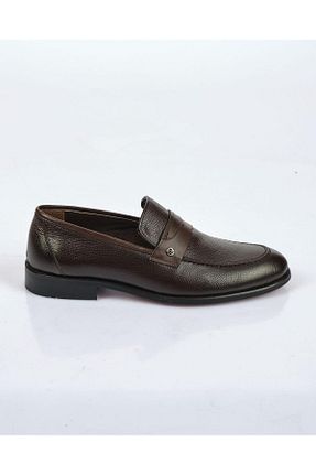 کفش کلاسیک قهوه ای مردانه چرم خالص Pierre Cardin - کد 925237544