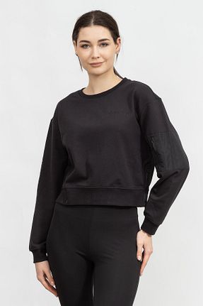پلیور مشکی زنانه یقه دوچرخه Calvin Klein - کد 658612576