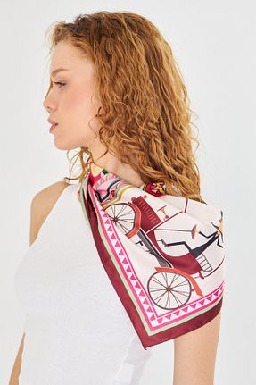 دستمال گردن رنگی زنانه پلی استر DSCARF - کد 925754746
