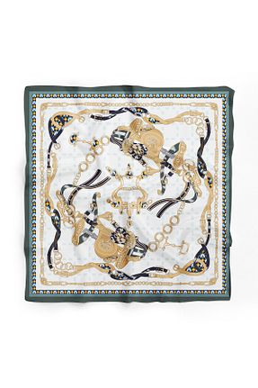 دستمال گردن رنگی زنانه پلی استر D scarf - کد 924639168