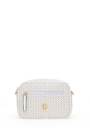 کیف دوشی سفید زنانه چرم مصنوعی U.S. Polo Assn. - کد 925287674
