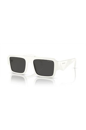 عینک آفتابی سفید زنانه UV400 Prada - کد 837991083