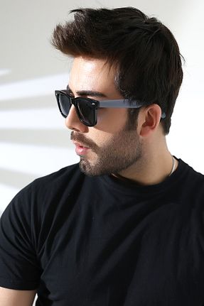 عینک آفتابی مشکی مردانه پلاریزه Lozzo - کد 925289281