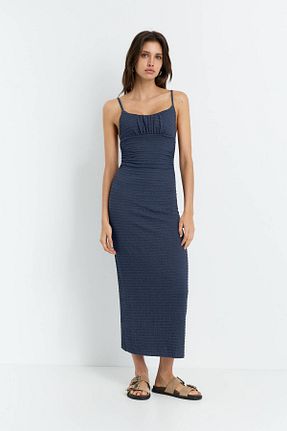 لباس آبی زنانه بافتنی Pull & Bear - کد 925286173