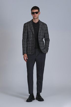 شلوار طوسی مردانه بافتنی hasene - کد 925317793