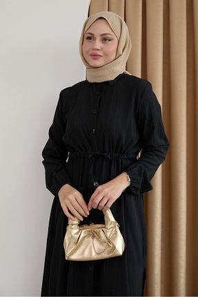 ست بالاتنه و پائین تنه حجاب مشکی زنانه رگولار InStyle - کد 925325164
