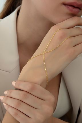 شاهمران نقره زرد زیرکن Usho Jewelry - کد 900331435
