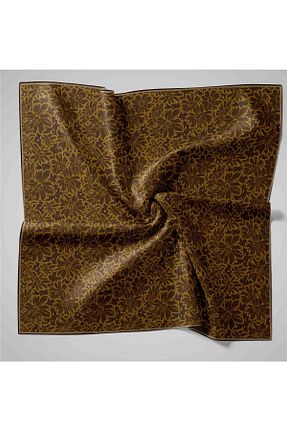 روسری قهوه ای پنبه ای Silk Home - کد 896898347