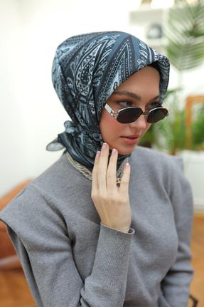 روسری مشکی پنبه ای Silk Home - کد 888163033
