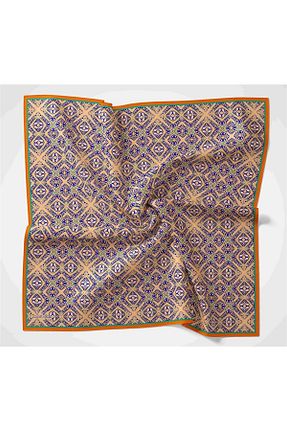 روسری زرد پنبه ای Silk Home - کد 860660077