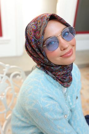 روسری رنگی پنبه ای Silk Home - کد 902057021