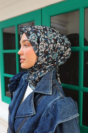 روسری مشکی پنبه ای Silk Home - کد 890812901