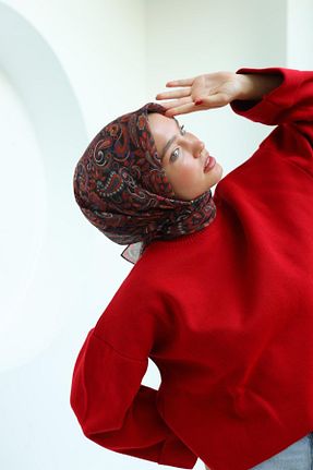 روسری مشکی پنبه ای Silk Home - کد 890812938